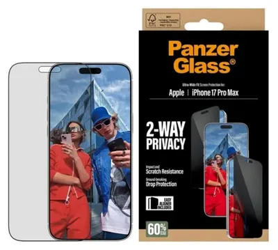 Productafbeelding van PanzerGlass iPhone 17 ProMax, privacybescherming (2W)