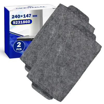 2 Aktivkohlefilter 240x147 mm für Dunstabzugshaube DKF19-1