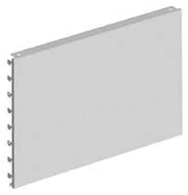 Productafbeelding van Fundplaat van gladde plaatstaal, Mm.400H, grijs RAL 7035 - afmetingen: mm.665 l.x400 h.
