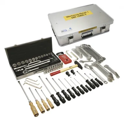 Produktbild von Werkzeugkasten Metall 1 DIN 14800-WKM 1 in Firebox Feuerwehr