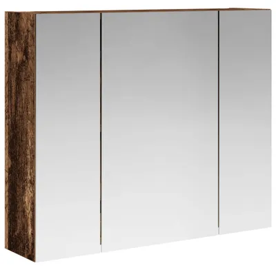 Produktbild von Badezimmerspiegelschrank Altholz 60 x 14,5 x 50 cm