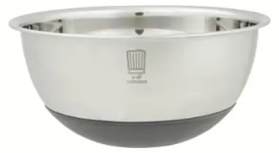 Produktbild von Fackelmann Chefkoch Schüssel aus Edelstahl, 1,25 Liter, Bonn, ca. Ø 17,7 x 8 cm, 23223