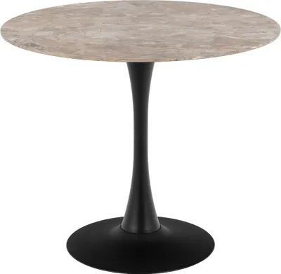 Image de Malta table de salle à manger 90x90cm marron.