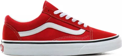 Zdjęcie produktu dla Vans Old Skool Red / White - Damskie i męskie trampki - VN0A4BV5JV6 vans old skool white, vans old skool vans old skool ladies, vans white, white vans, vans amsterdam, vans oldskool