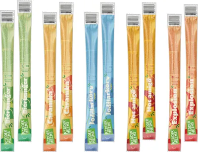 Produktbild von 10er Probierpaket Ridderheims Sticks Snack Salami Mix 5 Sorten a 50g
