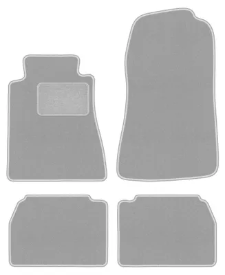 Immagine prodotto di Tappetini in moquette per Mercedes C 190 W201 1982-1993 (berlina) – set 4 pezzi, grigi, su misura – Wielganizator OSLO
