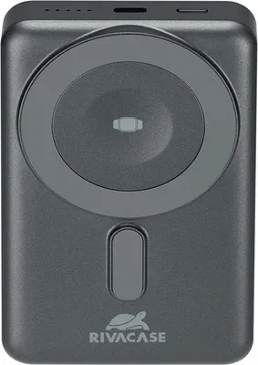 Obrázek produktu pro Rivacase VA2608, 10000 mAh, Lithium-polymerová (LiPo), Bezdrátové nabíjení, 3,7 V, 38,5 W, Černá, Šedá