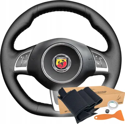Obrázek produktu pro Lenkradabdeckung Mit Muster Für Fiat Abarth 500 500C 595 595C