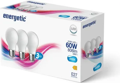 Produktbild von Nordlux 3er-Set LED Lampe Filament E27 6,8W 4000K neutralweiss Weiss 5191001823