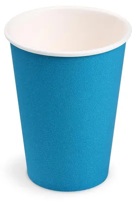 Produktbild von 40x Getränkebecher Party/Pappbecher hellblau 240ml Ø 74mm