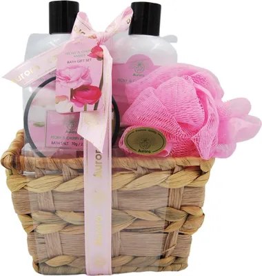 Produktbild von AURORA Geschenkset für Damen „Pfingstrose & Kirschbernstein“