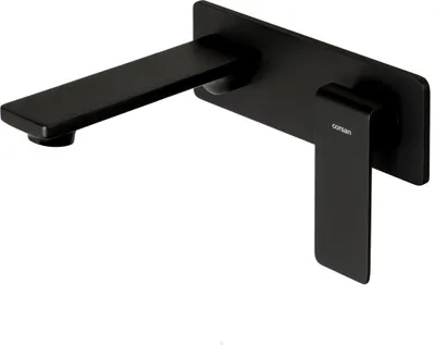 Productafbeelding van BADLAND Wastafelmengkraan, inbouw, model TRINO, zwart, voor badkamers