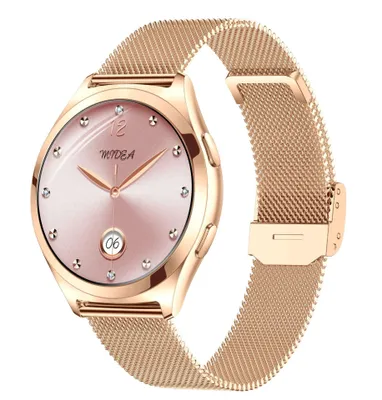 Produktbild von Smartwatch Damen 1,27" Klein Rund mit Telefonfunktion, 120+ Sportmodi, Menstruationszyklus & Herzfrequenz, IP68 Fitnessuhr Fitness Tracker für iOS & A