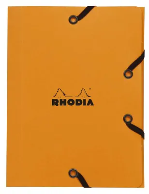 Obrázok produktu pre 12168C - Elastomap - Kartónová mapa, 3 klapky, oranžová - 12 x 16 cm