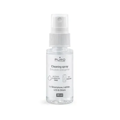 Image de PURO  Kit nettoyage écrans spray 35 ml + chiffon microfibre