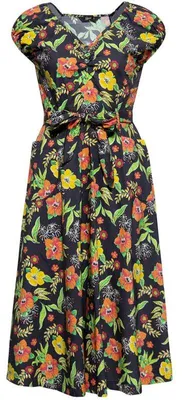 Produktbild von Queen Kerosin Swing Kleid - Hibiscus M