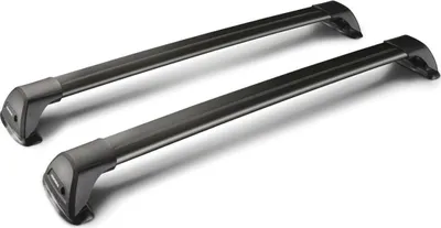 Produktbild von Yakima Flush Schwarzes Paar Teleskop-Aluminium-Dachträger 100 cm