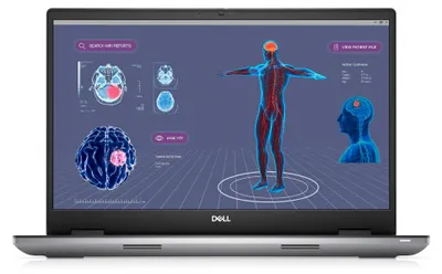 Produktbild von DELL TECHNOLOGIES M6HGP Precision 7780 i9-13950HX 43,18cm 17Zoll FHD 32GB 1TB SSD Nvidia RTX 3500 IR Cam & Mic SmtCd 6 Cell WLAN Backlit Kb W11P 3YPS