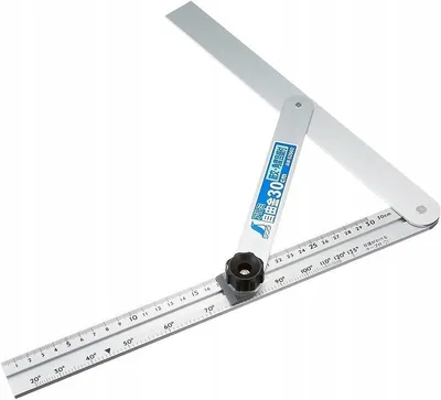 Produktbild von Shinwa Japanischer Verstellbarer Winkelmesser 45cm 62661
