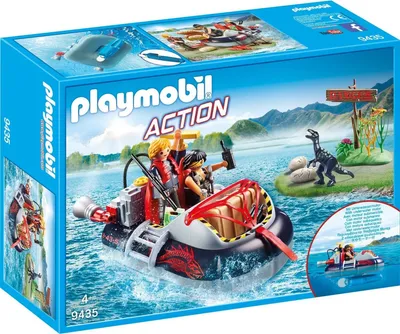 Produktbild von PLAYMOBIL 9435 Luftkissenboot mit Unterwassermotor