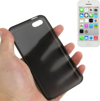 Immagine prodotto di Custodia ultra sottile da 0,3 mm per smartphone Apple iPhone 5C, colore nero