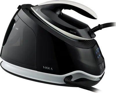 Produktbild von VIOLA Voilà F8.0 Dampfbügelstation, 400 g/min Dampf, 8 Bar, Anti-Kalk System, Keramikbügelsohle, 2350 W, 1.5-Liter-Tank, Schwarz