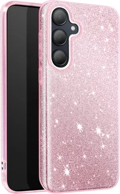 Obrázok produktu pre Avizar, trblietavé puzdro pre Samsung Galaxy A35 silikónové ultra tenké, ružové
