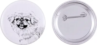Imagen del producto de Pekinés, Pequinés alfiler con perro grande Art-Dog