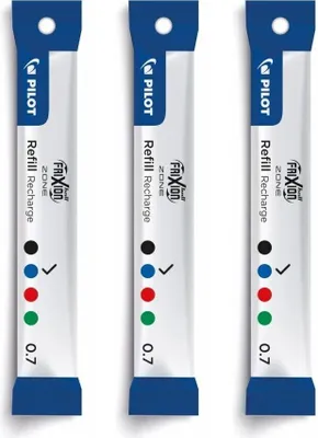 Produktbild von Pilot 3er-Set Großraum-Metall-Mine FriXion Zone 0.7 / M / Blau