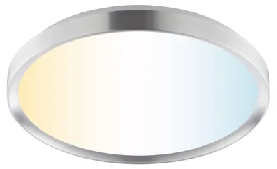 Produktbild von LED Deckenlampe mit Fernbedienung - 2100lm - Silbefarben - Ø 40cm