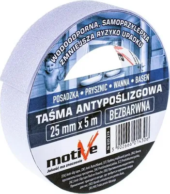 Obrázek produktu pro Protiskluzová páska čirá 25 mm/5 m Motive