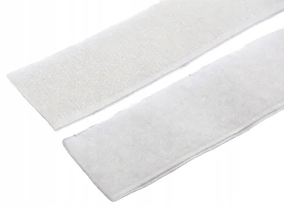 Produktbild von Klettband mit Klebeband Weiß 20mm 1m für Fliegengitter