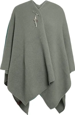 Produktbild von Knit Factory Jazz Poncho Cape - Urban Green - One Size