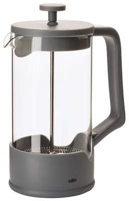 Image de Cilio Lucia, cafetière à piston, 8 tasses, couleur gris