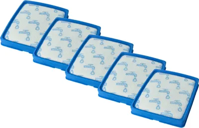 Produktbild von vhbw Filterset 5x Staubsaugerfilter kompatibel mit Philips PowerPro Expert FC9731, FC9730, FC9728, FC9729, FC9732 Staubsauger - Motoreinlassfilter