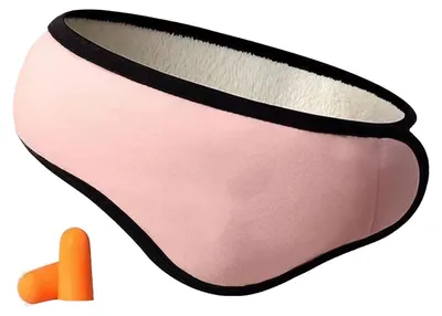Produktbild von Lärmreduzierende Schlaf-Ohrenschützer, Winter-Ohr-Warmwickel, verstellbarer Outdoor-Schutz mit Ohrstöpseln, Rosa