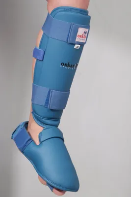 Produktbild von Orkan Schienbein- und Fußschutz Karate L Blau
