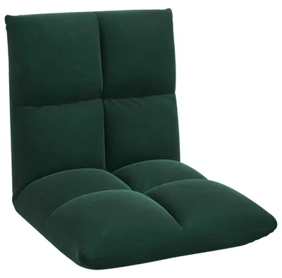 Immagine prodotto di vidaXL Poltrona reclinabile in velluto verde scuro