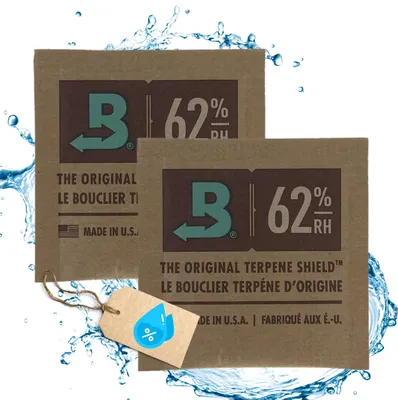 Produktbild von 2 x Boveda Feuchtigkeitsregler für Ernte Aufbewahrung Größe 8 I 62% Grow Zubehör