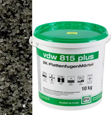 Produktbild von VDW 815 plus 2K-Fugenmörtel Basalt, 10 kg