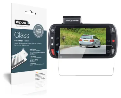 Produktbild von 2x Schutzfolie für Nextbase 312GW Dashcam - Anti-Shock 9H Folie dipos Glass