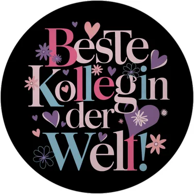 Produktbild von Beste Kollegin Magnet mit Flaschenöffner rund