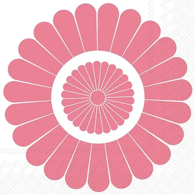 Produktbild von Servietten 33x33 cm - FLEUR (V&B) pink