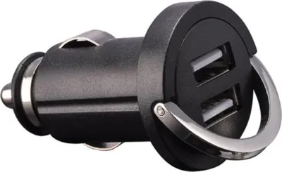 Immagine prodotto di Caricabatteria da auto doppio USB - 5 V - 2,1 A, 10,5 W max.