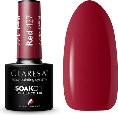 Produktbild von CLARESA Hybrid-Gel-Nagellack ROT 427 -5g