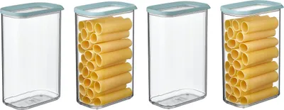 Produktbild von Mepal 4-teiliges Set Vorratsdosen mit Deckel - Lebensmittelbehälter Rechteckige - Küchenorganizer aus Kunststoff - Vorratsbehälter Luftdicht - 4 x 2000 ml - Nordic Green