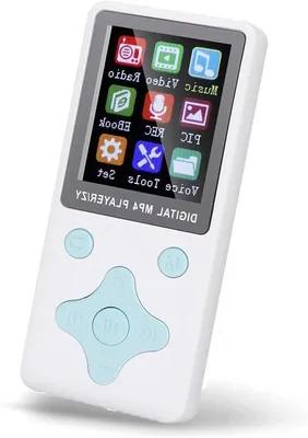 Productafbeelding van Draagbare Muziekspeler - MP3 Speler - Muziek Luisteren - Bluetooth 4.2 Connectie - 1.8 Inch Scherm - Wit