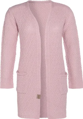 Produktbild von Knit Factory Luna Strickjacke - Rosa - 40/42 - Mit Taschen