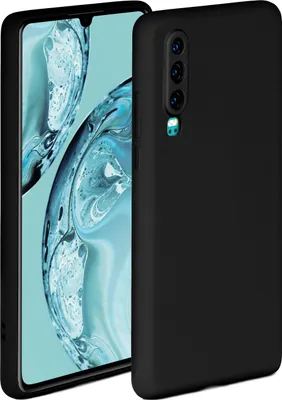 Produktbild von Soft-Case für Huawei P30, Farbe:Onyx Schwarz