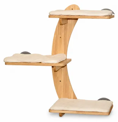 Produktbild von Katzen Kletterwand 3-stufig Wandkratzbaum